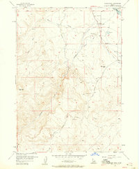 Wilson Peak 1957 topographic map thumbnail