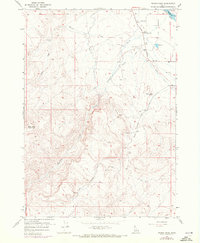 Wilson Peak 1957 topographic map thumbnail
