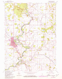 Winamac 1962 topographic map thumbnail