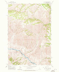 Wolf Creek 1963 topographic map thumbnail