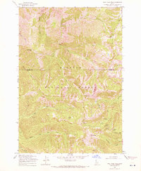 Wolf Fang Peak 1969 topographic map thumbnail
