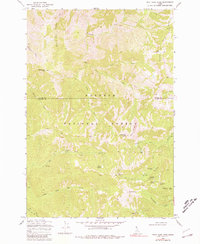 Wolf Fang Peak 1969 topographic map thumbnail