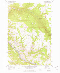 Woodland 1967 topographic map thumbnail