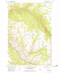 Woodland 1967 topographic map thumbnail