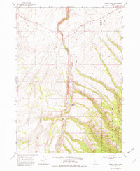 Wright Creek 1965 topographic map thumbnail