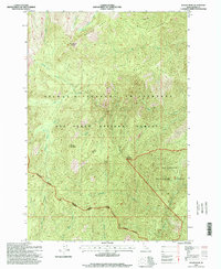 Wylies Peak 1995 topographic map thumbnail