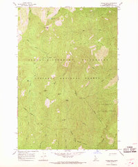 Wylies Peak 1966 topographic map thumbnail