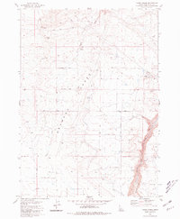 Yahoo Creek 1980 topographic map thumbnail