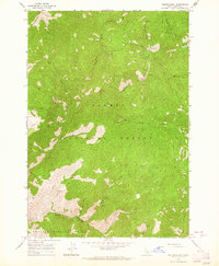 Yellowjacket 1963 topographic map thumbnail