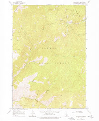 Yellowjacket 1963 topographic map thumbnail