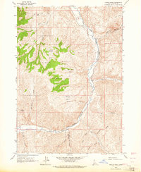 Ziegler Basin 1963 topographic map thumbnail