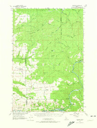 Ahsahka 1961 topographic map preview