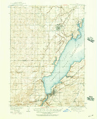 American Falls 1934 topographic map thumbnail