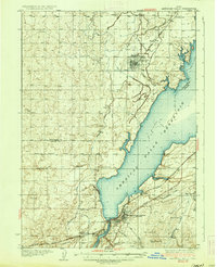 American Falls 1936 topographic map thumbnail