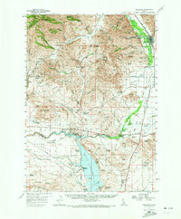 Bellevue 1957 topographic map thumbnail