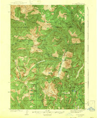 Big Creek 1942 topographic map thumbnail