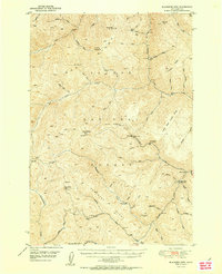 Blackbird Mtn topographic map thumbnail