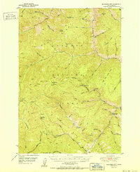 Blackbird Mtn 1951 topographic map thumbnail