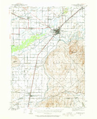 Blackfoot 1940 topographic map thumbnail