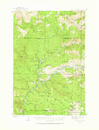 Boehls Butte 1936 topographic map thumbnail