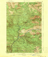 Boehls Butte topographic map thumbnail