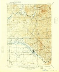 Boise 1897 topographic map thumbnail