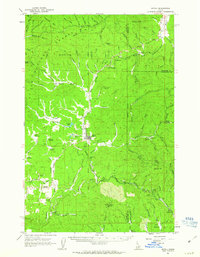Bovill 1961 topographic map thumbnail