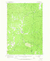 Bovill 1961 topographic map thumbnail