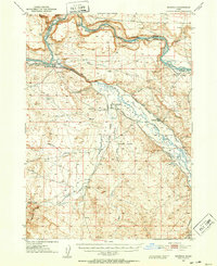 Bruneau 1947 topographic map thumbnail