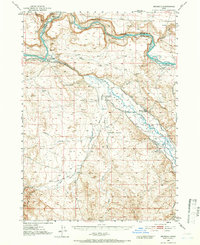 Bruneau 1947 topographic map thumbnail