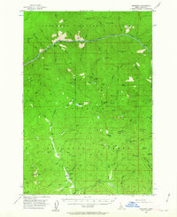 Burgdorf 1956 topographic map thumbnail