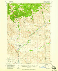 Cambridge 1957 topographic map thumbnail