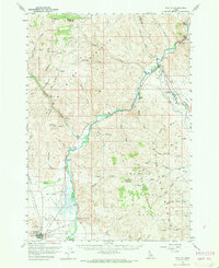 Challis 1956 topographic map thumbnail