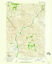 Challis 1956 topographic map thumbnail