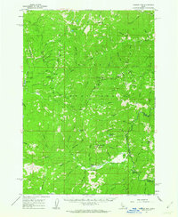 Chinook Mtn topographic map thumbnail
