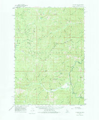 Chinook Mtn 1961 topographic map thumbnail