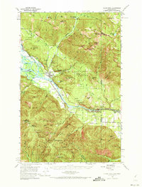 Clark Fork 1951 topographic map thumbnail