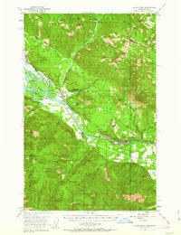 Clark Fork 1951 topographic map thumbnail