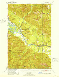 Clark Fork 1951 topographic map thumbnail