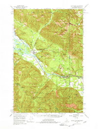 Clark Fork 1951 topographic map thumbnail