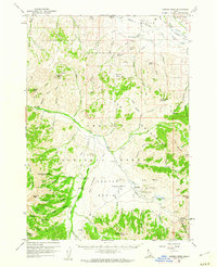 Copper Basin 1960 topographic map thumbnail