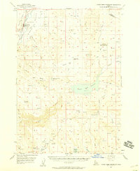 Crane Creek Reservoir 1957 topographic map thumbnail