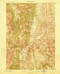 Crow Creek topographic map thumbnail