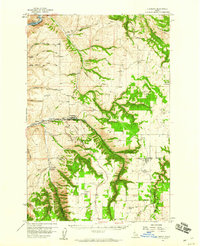 Culdesac 1958 topographic map thumbnail