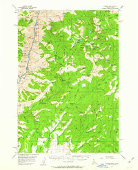 Cuprum 1957 topographic map thumbnail