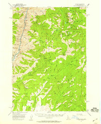 Cuprum 1957 topographic map thumbnail