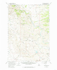 Danskin Peak 1960 topographic map thumbnail