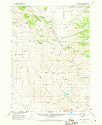 Danskin Peak 1960 topographic map thumbnail