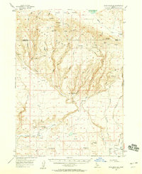Davis Mountain 1957 topographic map thumbnail