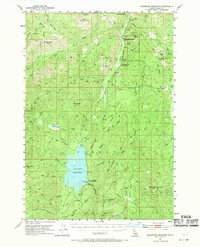 Deadwood Reservoir 1953 topographic map thumbnail